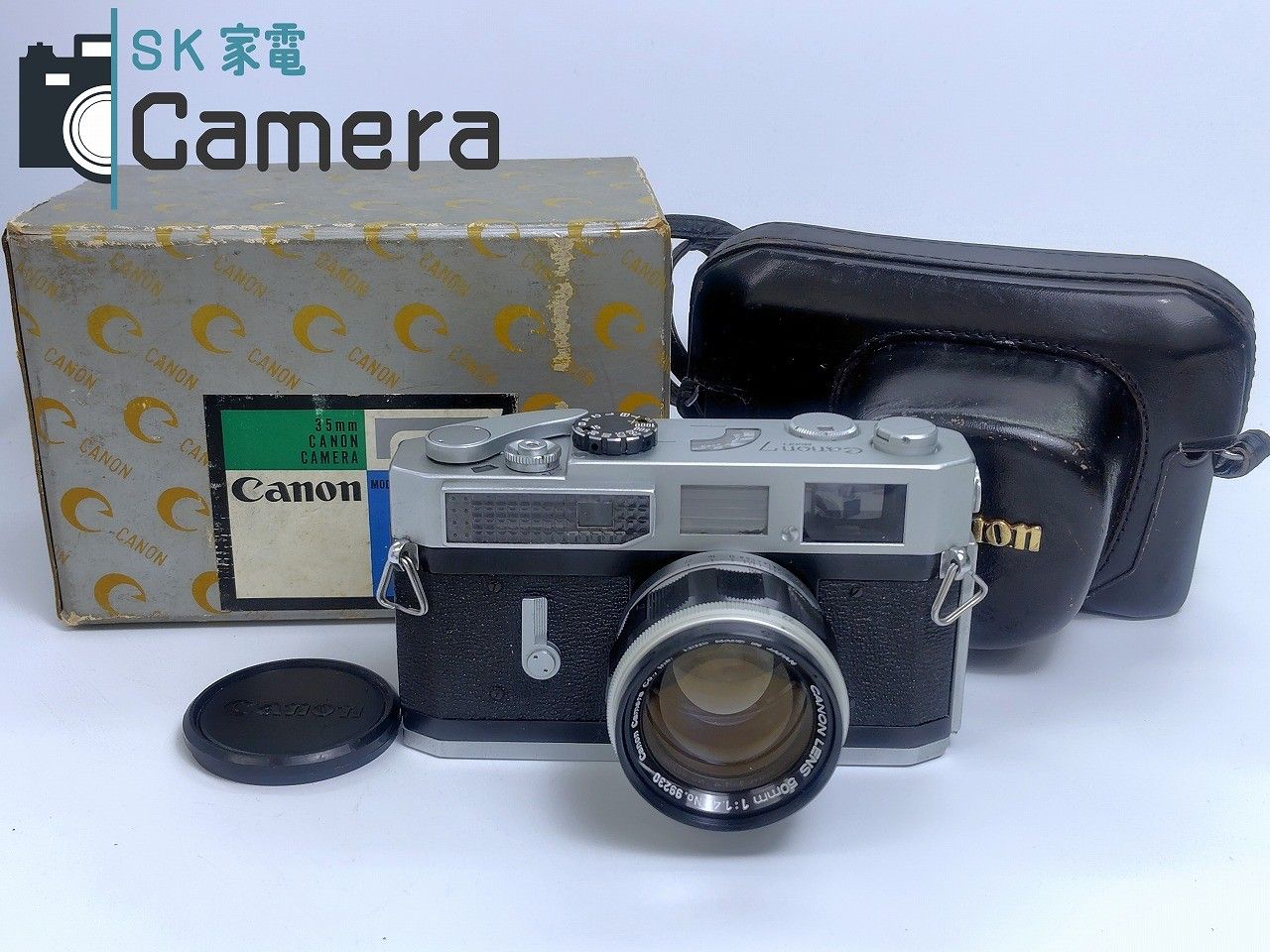 Canon - 【中古】 Canon MODEL7 + 50ｍｍ F1.4 L39 キャノン レンジファインダー ケース 箱付 中古】 Canon MODEL7 + 50mm F1.4 L39 キャノン レンジ