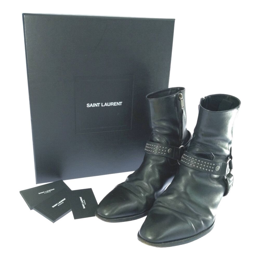 SAINT LAURENT PARIS サンローランパリ #42 レザー スタッズ SAINT LAURENT PARIS サンローランパリ #42 レザー スタッズ