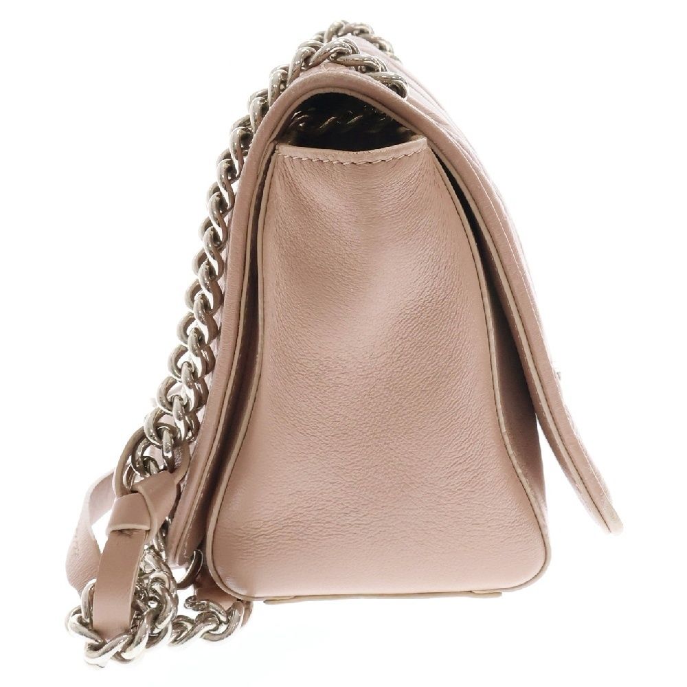 JIMMY CHOO (ジミーチュウ) ヘリア レザーチェーンショルダー