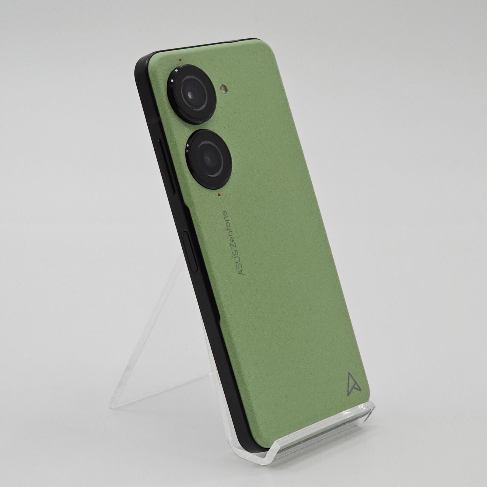 国内版simフリー ASUS Zenfone10 オーロラグリーン　フィルム付 超美品 SIMフリー ZenFone 4 グリーン 国内版simフリー ASUS Zenfone10