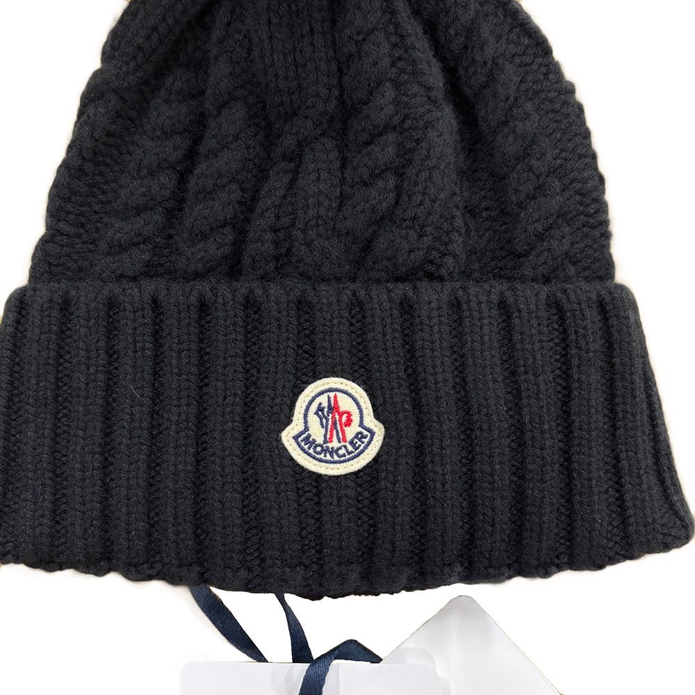 新品未使用【カシミヤ混】MONCLER モンクレール　 ニット帽 　おしゃれ 2025-2026年秋冬物モデル】☆9/5入荷☆ MONCLER モンクレール カシミヤ