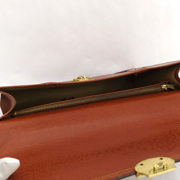 TAKEO KIKUCHI ダレスバッグ オールレザー ブラウン ブリーフケース