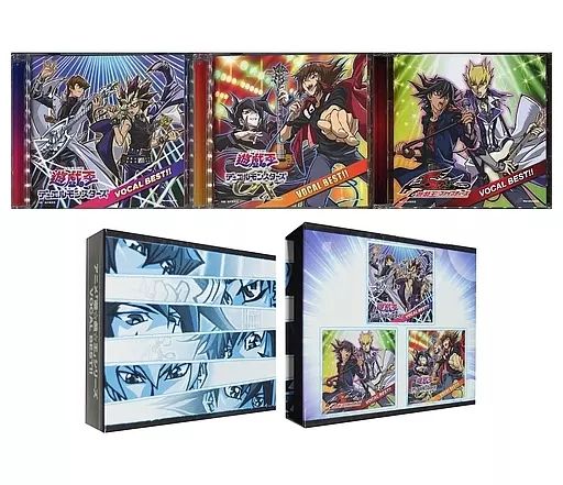 アニメ系CD 遊 戯 王シリーズ ヴォーカルベスト 初回仕様 3巻セット アニメイト連動 収納BOX付き
