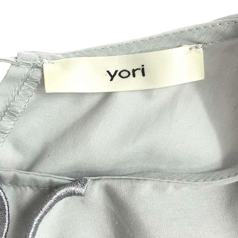 【美品】  yori / ヨリ | 高密度ストレッチTeeブラウス トップス | F | グリーン | レディース Yori 【美品】 yori / ヨリ | 高密度ストレッチTeeブラウス