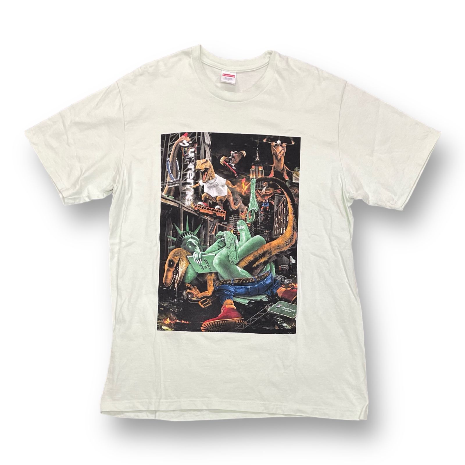 国内正規 supreme 23SS T-Rex Tee プリント Tシャツ シュプリーム L 54927A