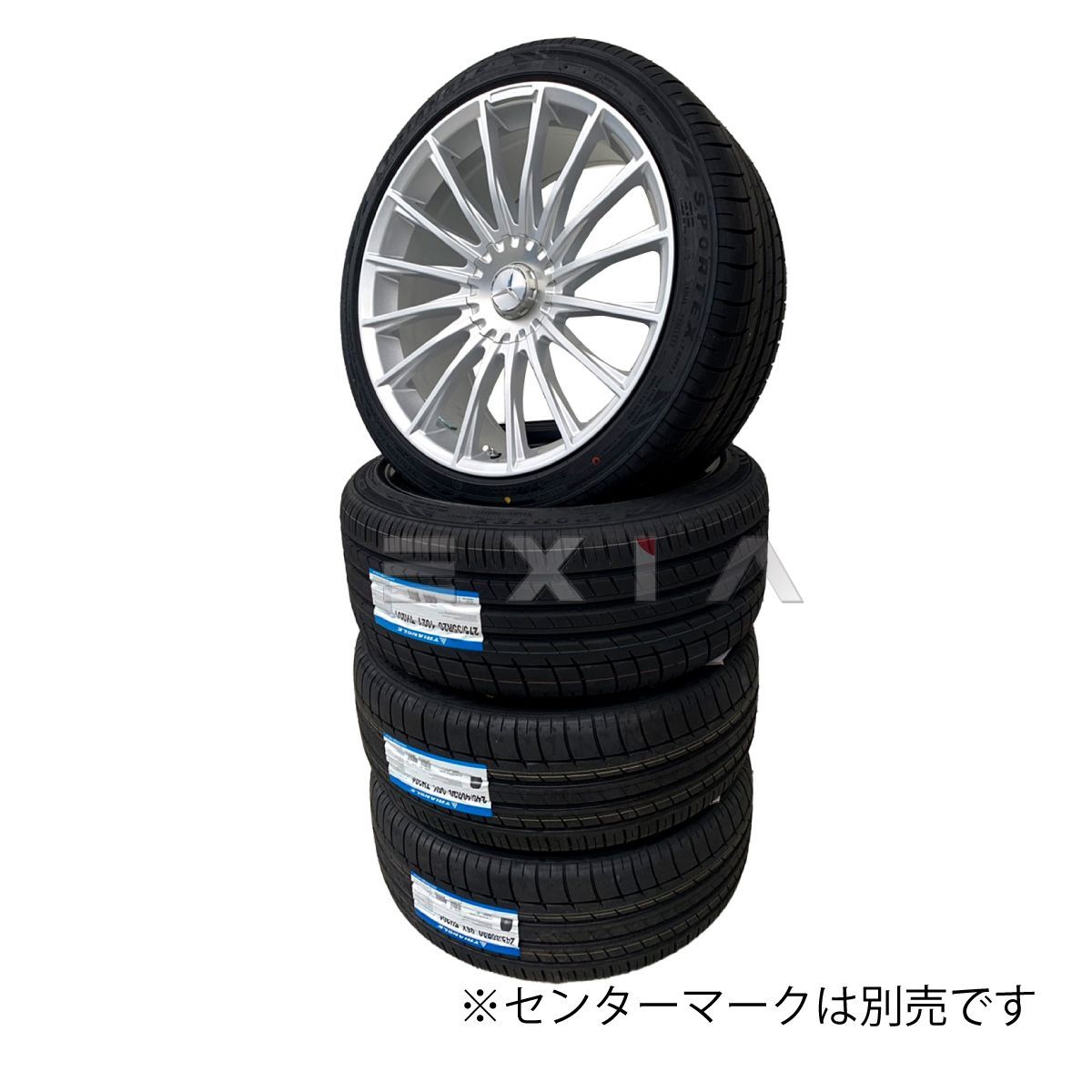 ベンツ専用 新品アルミホイール タイヤ付 20インチ Sクラス等 8.5J 9.5