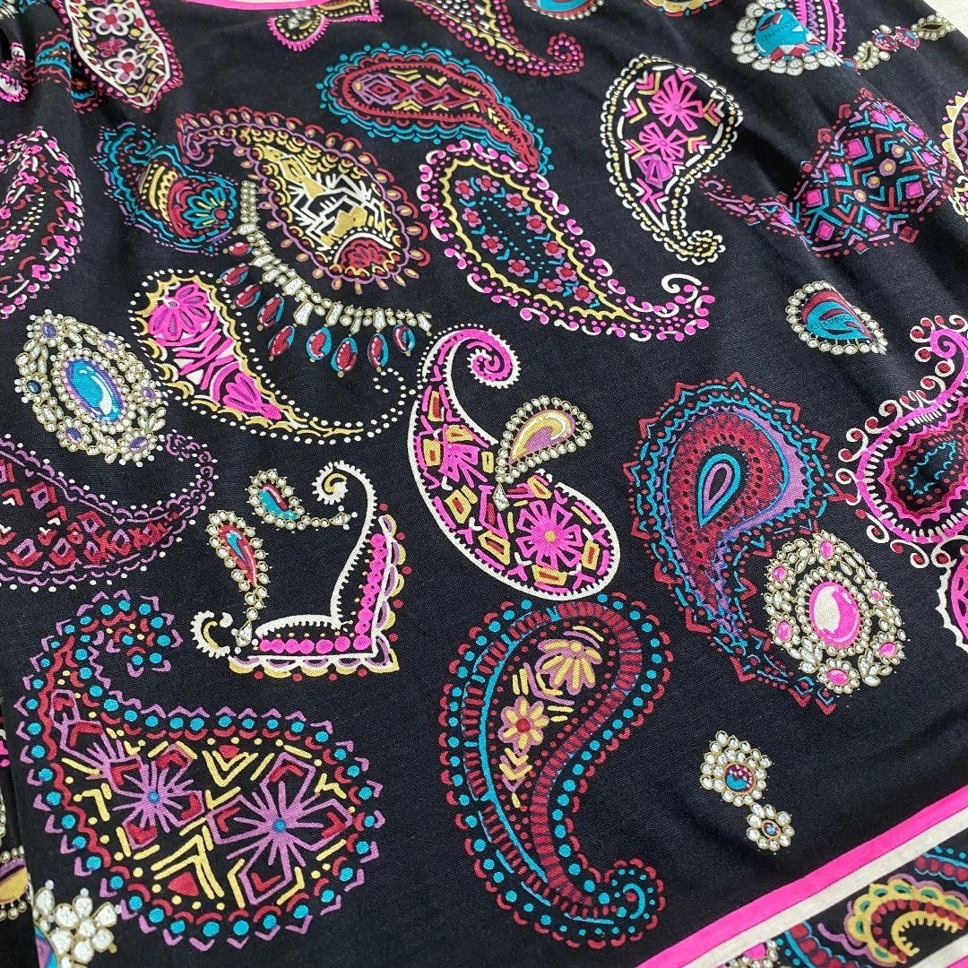  レオナール テーラードジャケット ペイズリー L LEONARD マルチ 長袖 Tシャツ カットソー