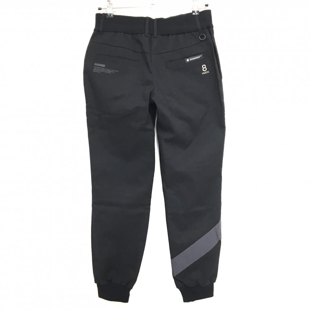 ☆SALE価格☆【超美品】ハチヤーズ ジョガーパンツ 黒 ラバーロゴ