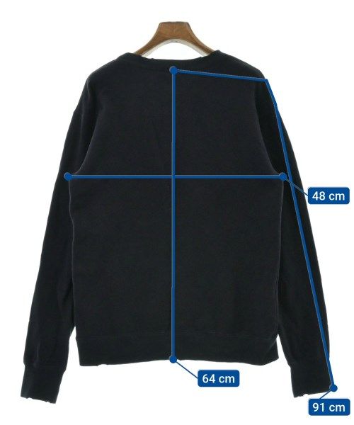 THRIDDA スリッダ スウェット F 濃紺 【古着】【中古】 古着 90s USA製 Jerzees 無地 ソリッド プレーン ラグラン