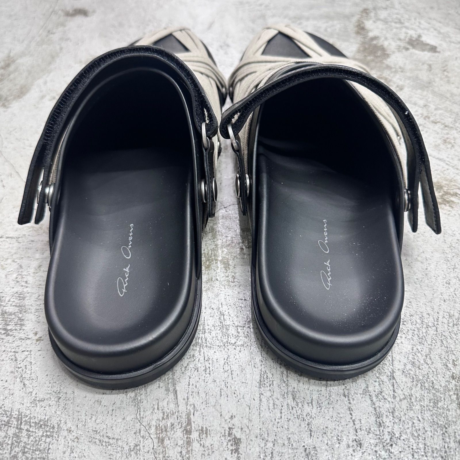 【国内送関税込】RICK OWENS☆メガレース ミュール 未使用品 Rick Owens MEGALACED MULE メガレースミュール