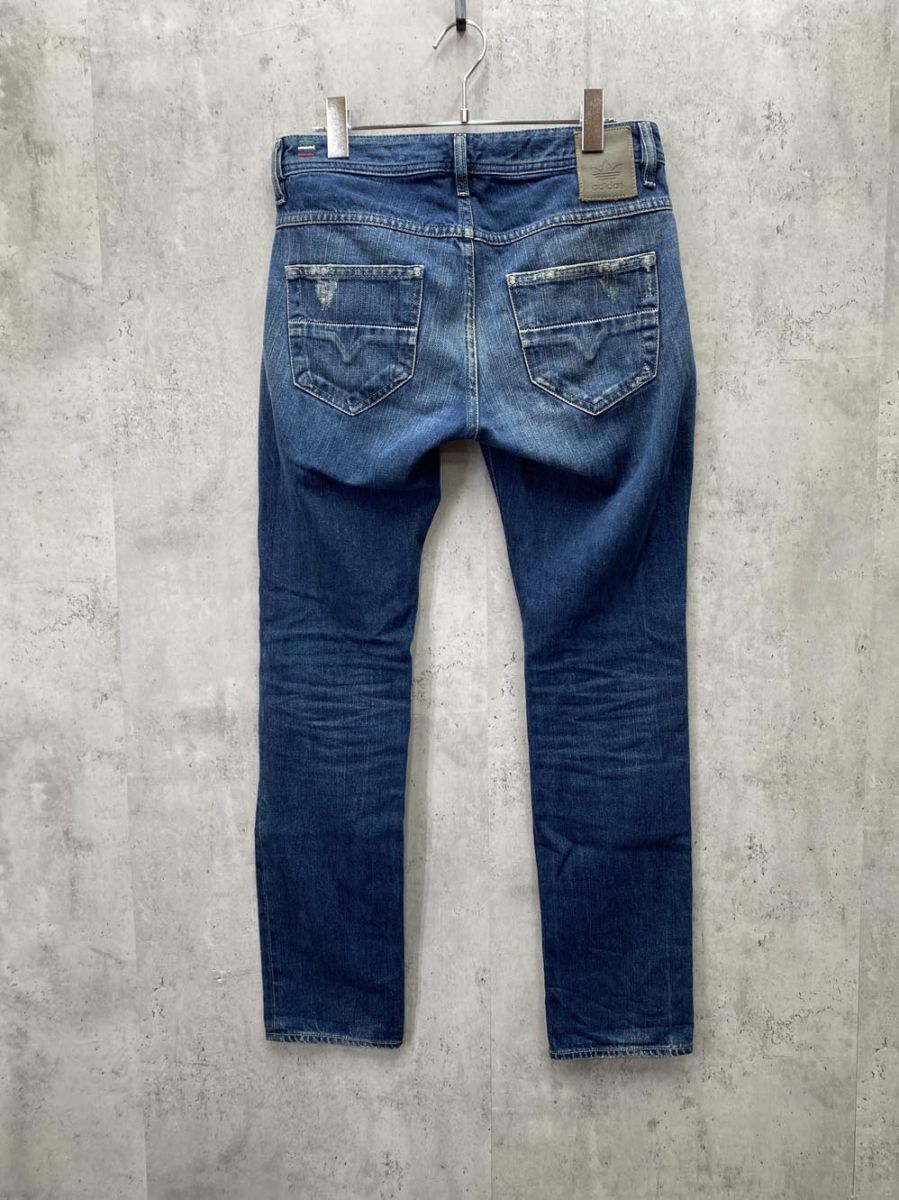 Diesel ×adidas Lサイズ ダメージ加工 インディゴデニム 中古・古着通販】DIESEL (ディーゼル) adidas (アディダス