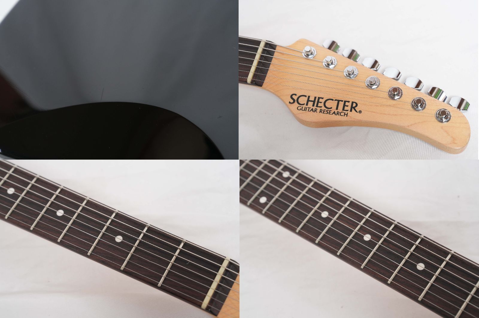 ☆SCHECTER☆AR-07 Black JAGUAR ジャガータイプ 7弦ギター 美品 2013