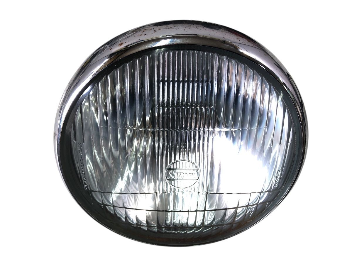 Kawasaki W650 EJ650A 社外 ヘッドライト 180φ 点灯OK 組み換え 流用にも 2763-M6118