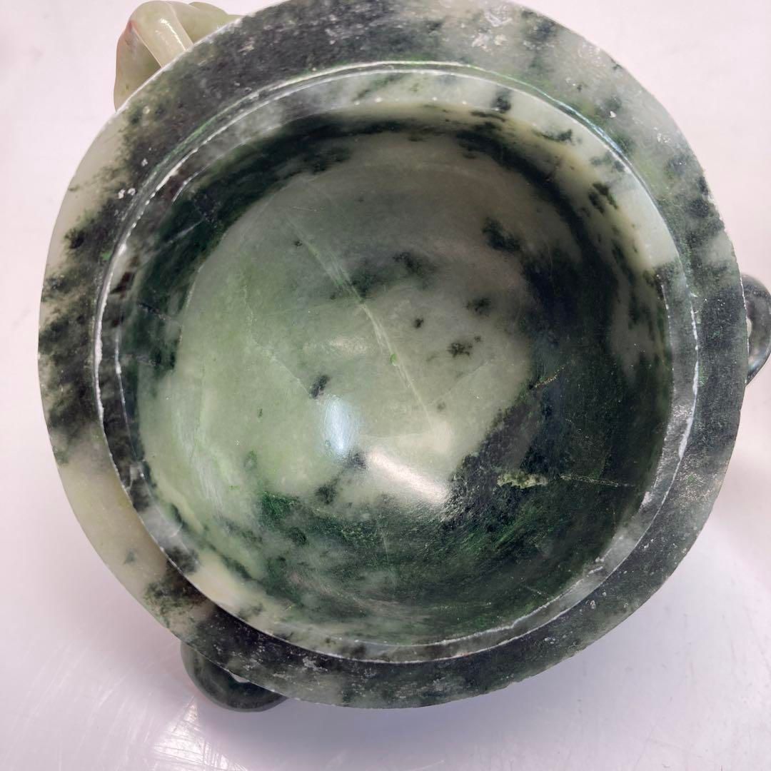 翡翠 特大獅子香炉 2677g/高さ21㎝ 東Y6-0311①タニチ - メルカリ