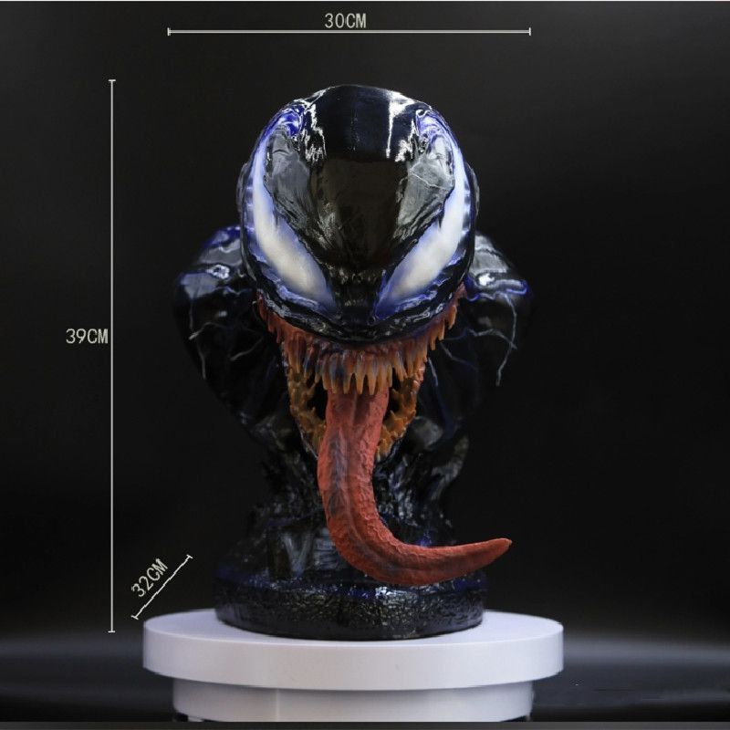 39CM ヴェノムリアルヘッドバスト