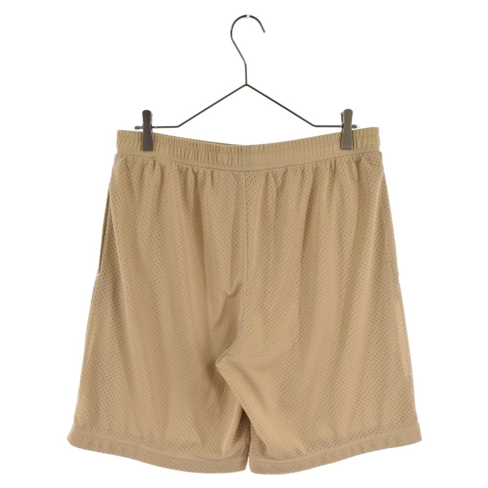 drew house ドリューハウス Mesh Shorts ロゴプリント メッシュ ショーツ ハーフパンツショートパンツ ブラウン drew house (ドリューハウス) Mesh Shorts ロゴプリント メッシュ