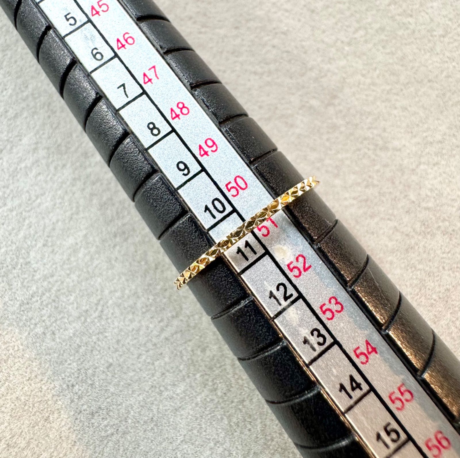 現行品◇ete◇K18YG*11号*クレールエレガンスカットリング*エテ