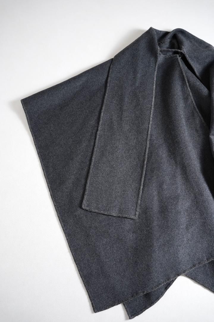 645y クラネ CLANE 大判 ウール混 ケープコート GULLKHAN_COM