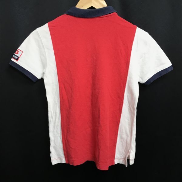  90 s Vintage ディズニーストア THE Disney STORE グーフィー刺繍 半袖 ポロシャツ レディースXS 赤×白×紺 Tops Shirts TBH 872 ポロシャツ トップス