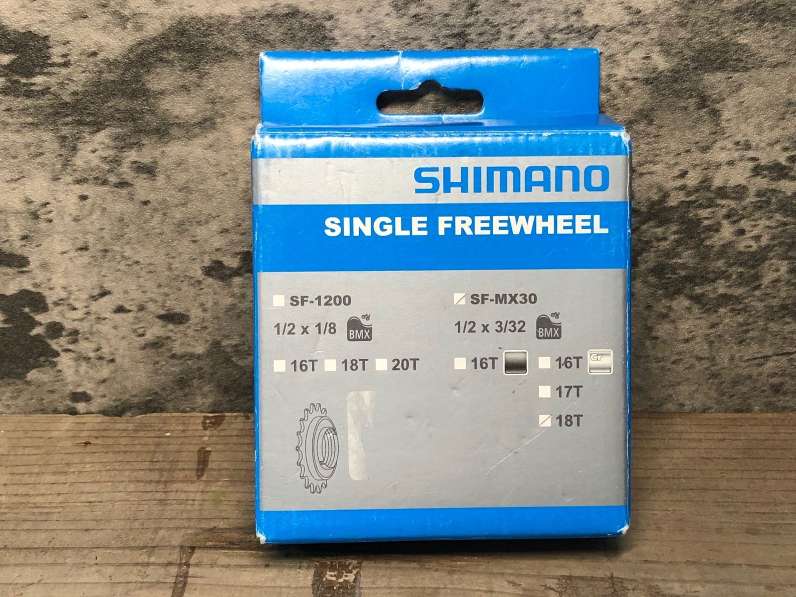 IP396 シマノ SHIMANO SF-MX30 フリーコグ 1/2×3/32 18T