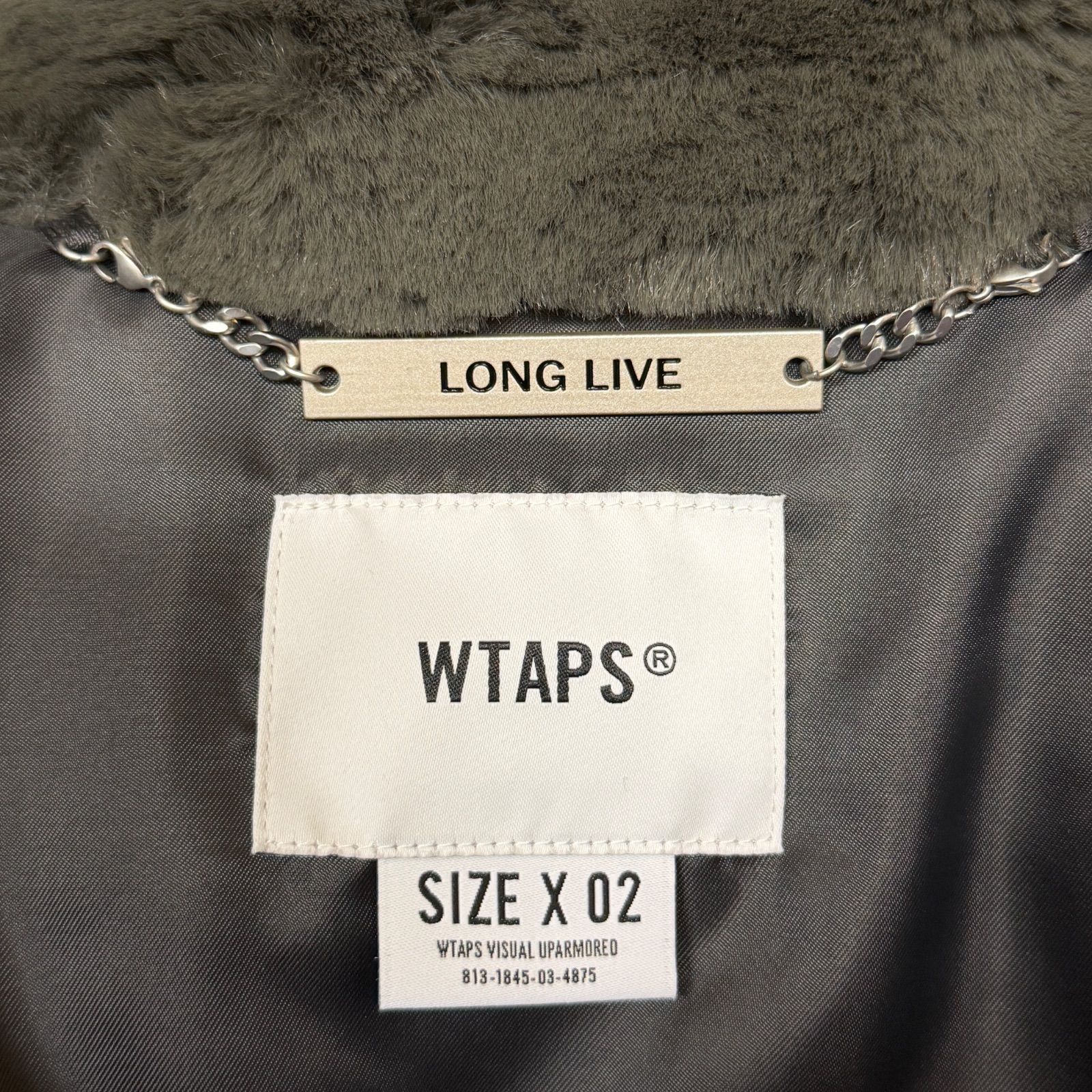 未使用品 WTAPS 21AW GRIZZLY / JACKET / POLY.FUR フェイクファー 