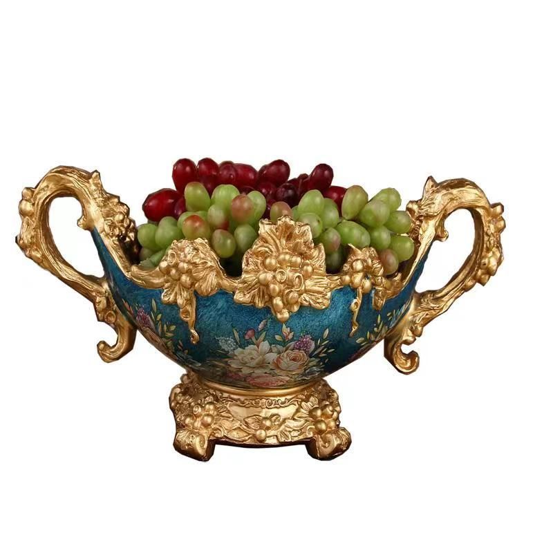 推薦 果物皿 盛り皿 お菓子皿 フルーツプレート 花柄豪華～果物カゴ お菓子鉢