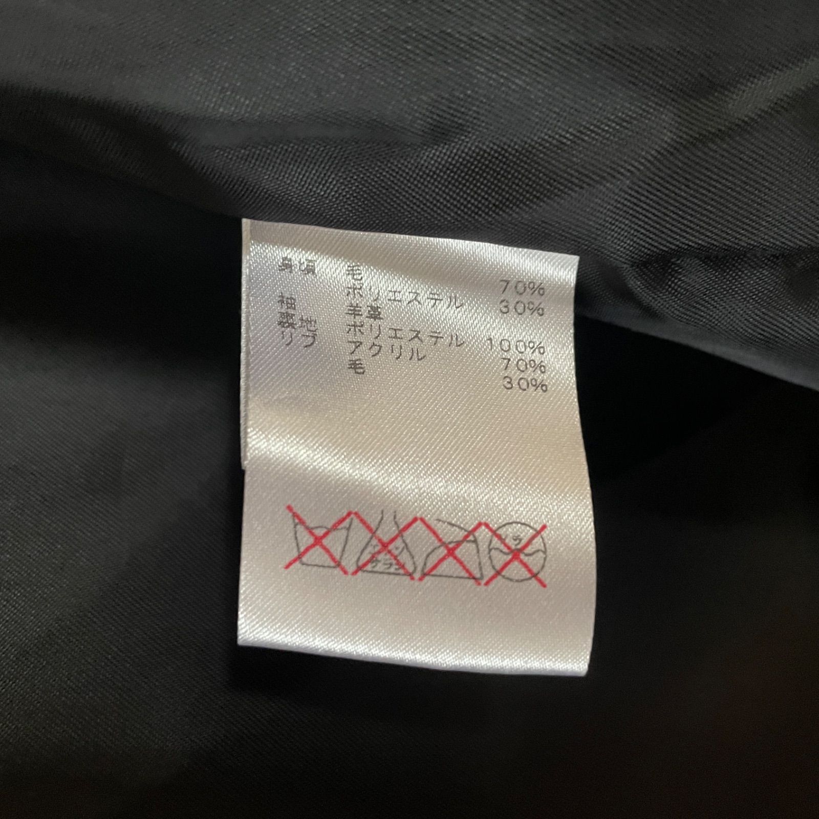 ブラック ダブルジップ