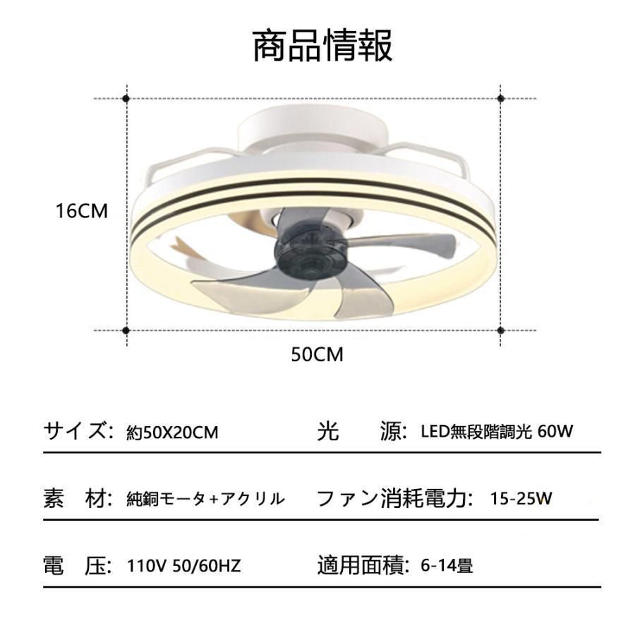 シーリングファンライト led
