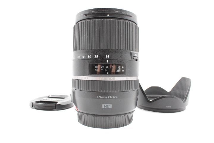 ＜＜フード付き！！＞＞【訳アリ並品】TAMRON タムロン 16-300mm F3.5-6.3 DiII VC PZD MACRO キヤノン用 APS-C専用 B016E #LE2025311