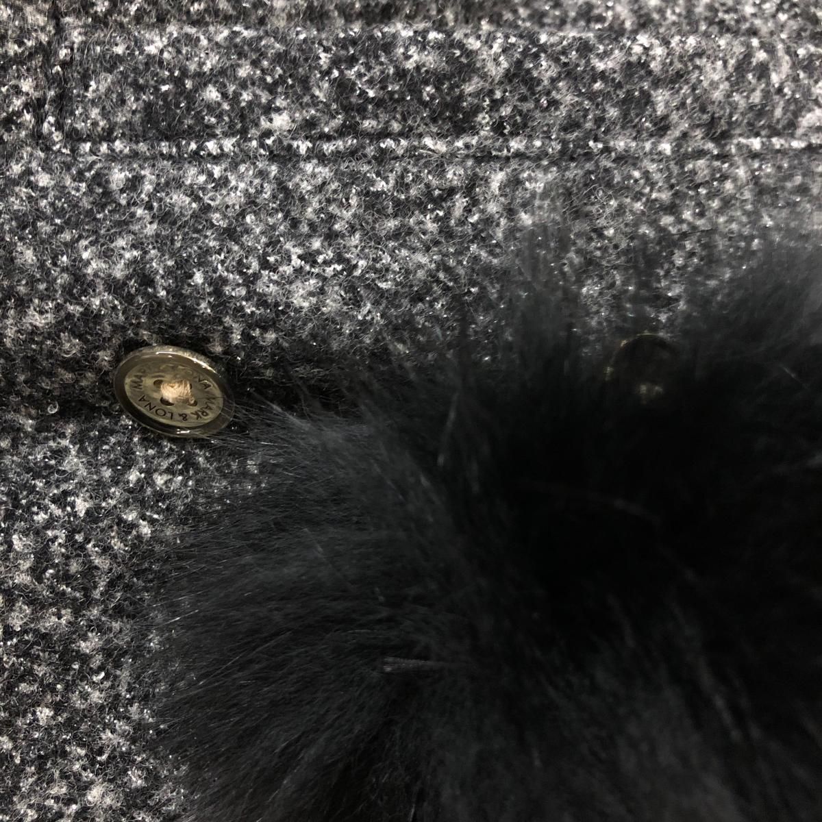 超 マークアンドロナ ショートパンツ 黒×グレー シルバーラメ 裏起毛 ウール混 レディース 38 M ゴルフウェア MARK＆LONA WHITEMONARCHHOTEL_COM