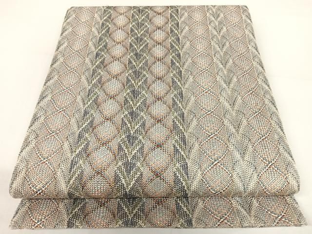 平和屋着物●全通柄袋帯　唐組織　間道　金糸　正絹　逸品　AAAQ0421np 平和屋着物○全通柄袋帯 唐組織 間道 金糸 正絹 逸品 AAAQ0421np