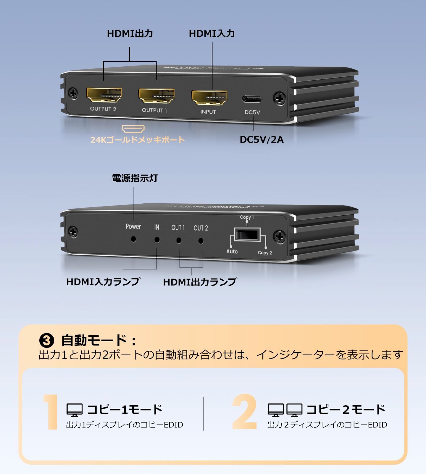 EDIDモード搭載8Kモ