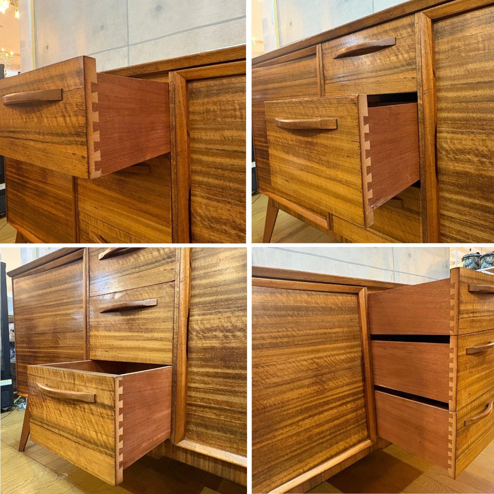 VINTAGE Alfred Cox アルフレッド コックス サイドボード 1960s ウォールナット UKヴィンテージ ミッドセンチュリー MARWIL-DEMENAGEMENTS_CH