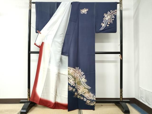 平和屋着物○越後十日町の一流染匠 桐屋・翠山工房 訪問着 辻が花