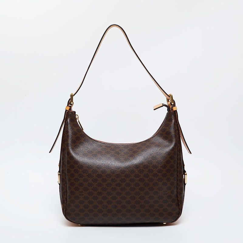 CELINE セリーヌ ショルダーバッグ PVC マカダム ホーボー