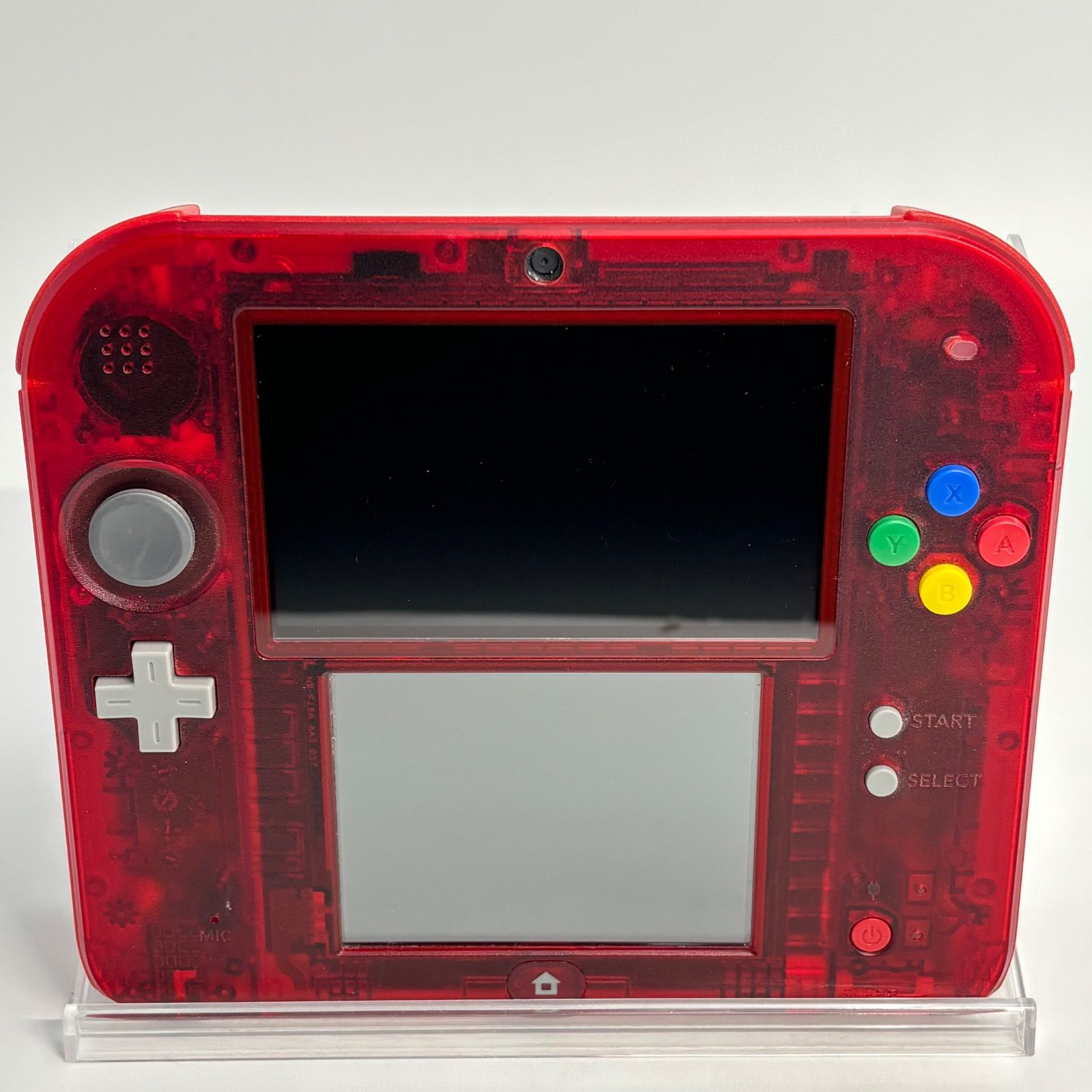 ニンテンドー2DS クリアレッド 本体 ポケモン