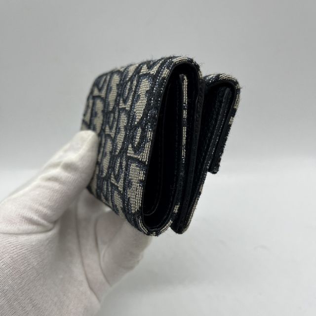 DIOR ディオール オブリークジャガード3つ折りウォレット 財布 南堀江