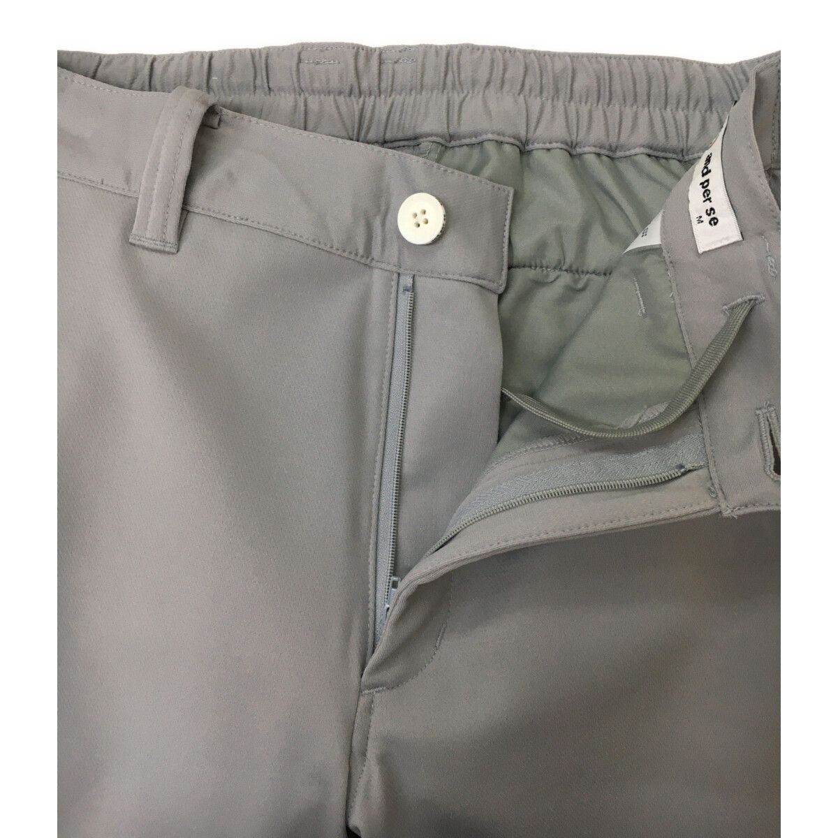 【新品未着用】and per se グレー パンツ 未使用品 メンズ アンパスィ and per se パンツ M 76～81cm