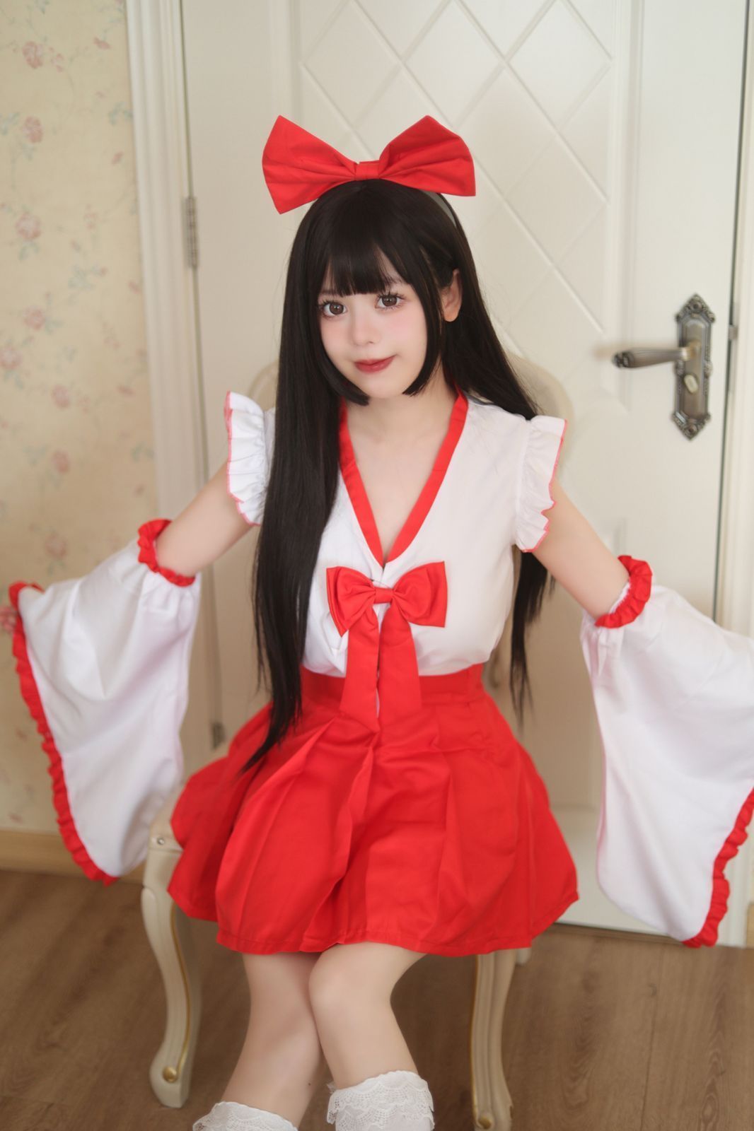 赤×白 巫女風