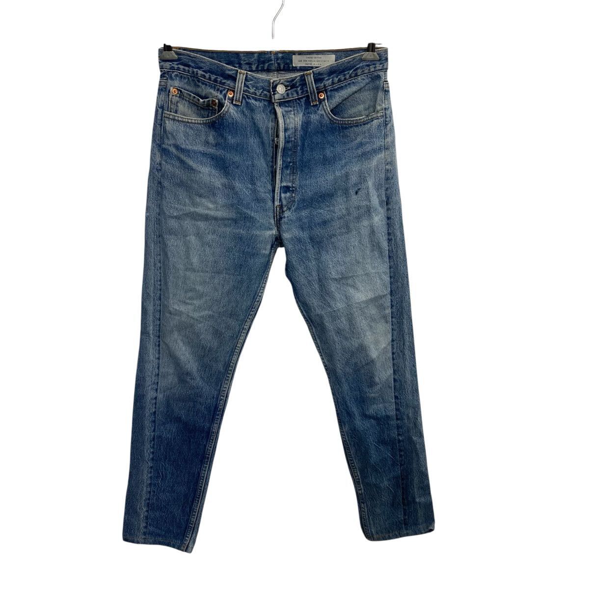 リーバイス 古着 デニム 501 ボタンフライ ブルー W38 L34 Yahoo!オークション - Levi's リーバイス 90's 501 ボタンフライ