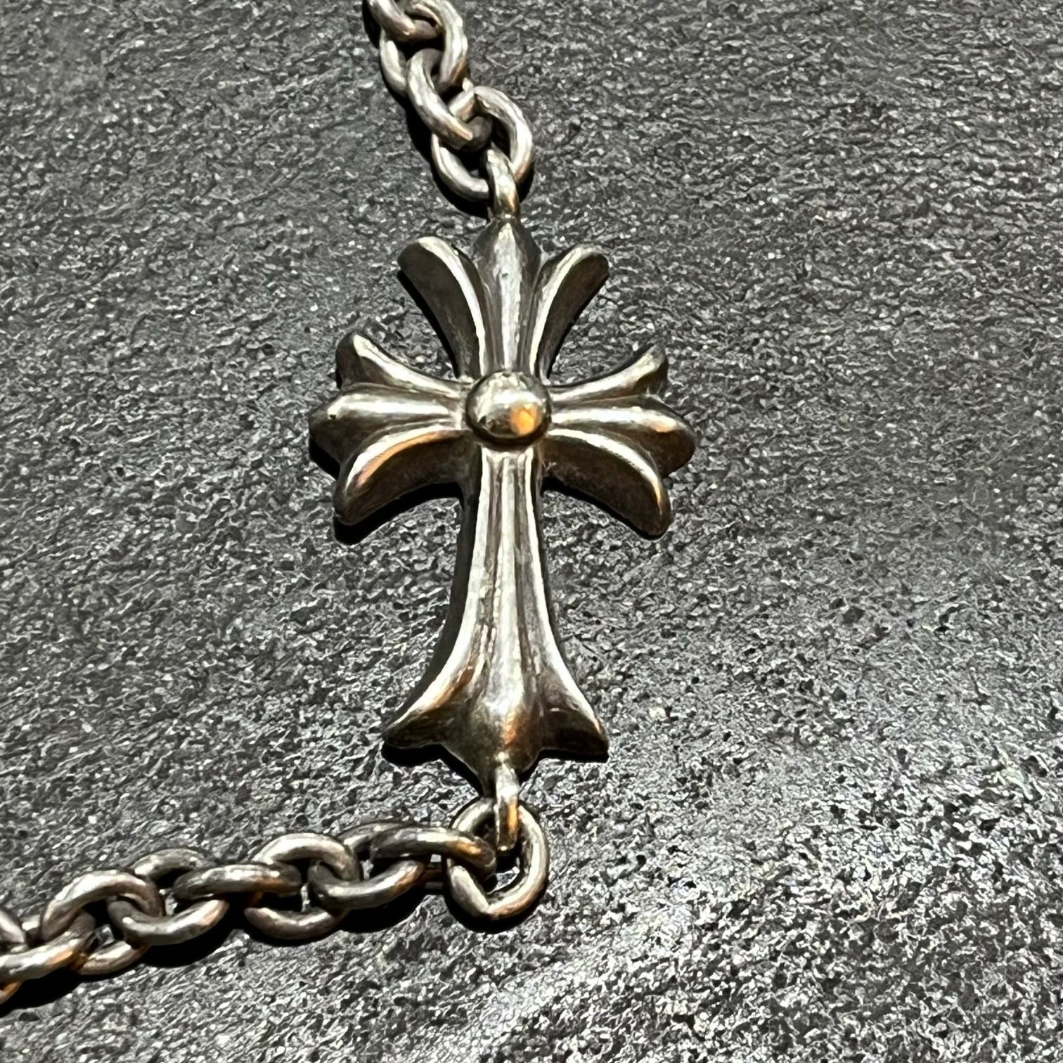 CHROME HEARTS タイニー CHクロス チェーン ブレスレット クロムハーツ シルバー925　77600A2