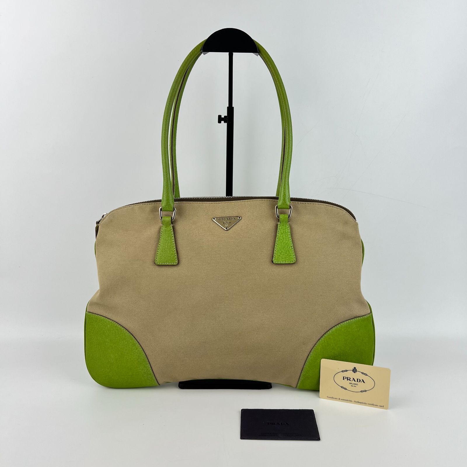 PRADA プラダ トートバッグ ハンドバッグ ショルダーバッグ 三角