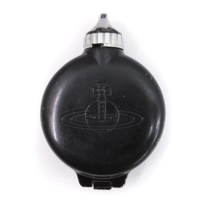 ヴィヴィアンウエストウッド Vivienne Westwood 携帯灰皿 ポケット灰皿 ロゴ 黒 ブラック AA