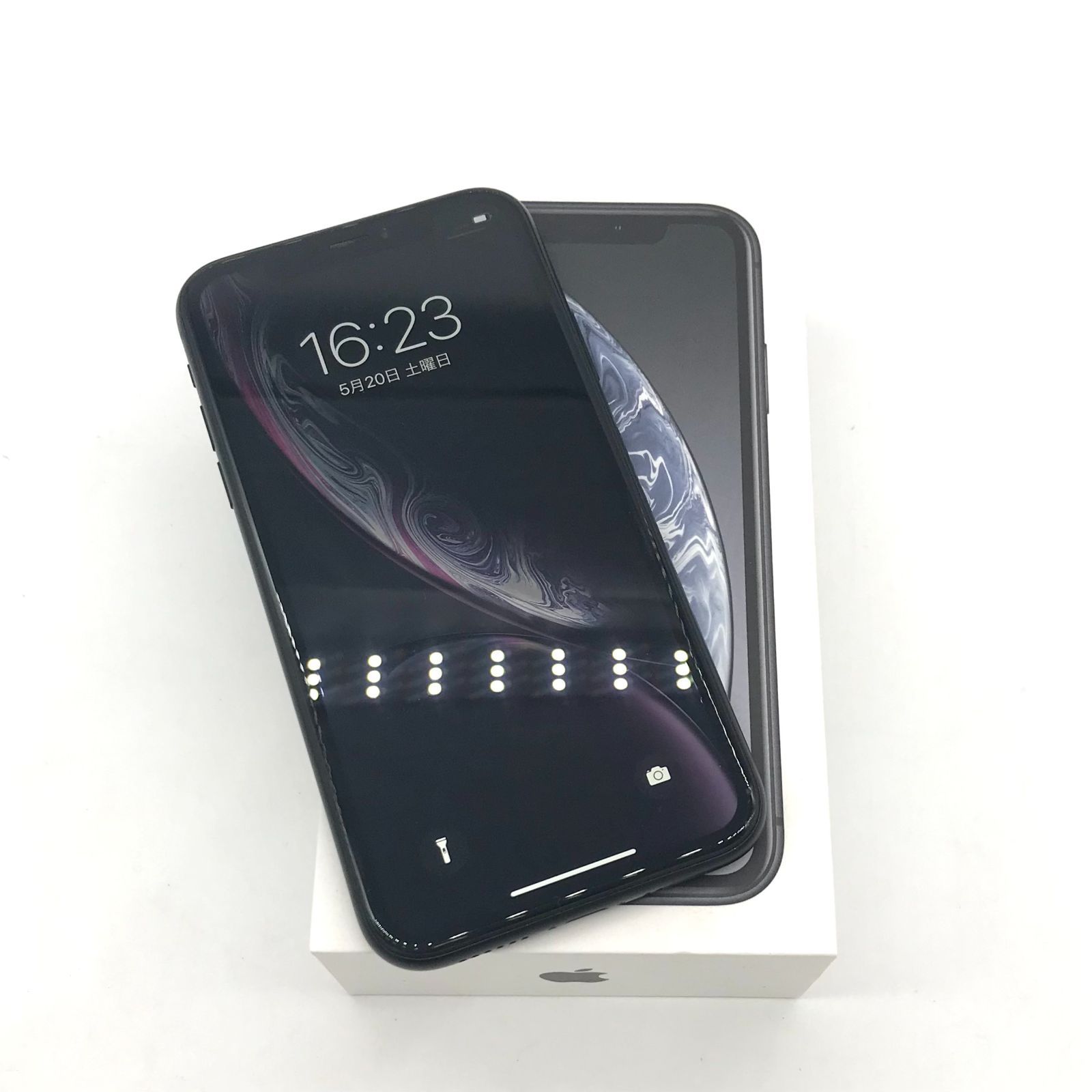 ▽SIMロック解除(Softbank) iPhoneXR 128GB ブラック MT0G2J/A 付属品