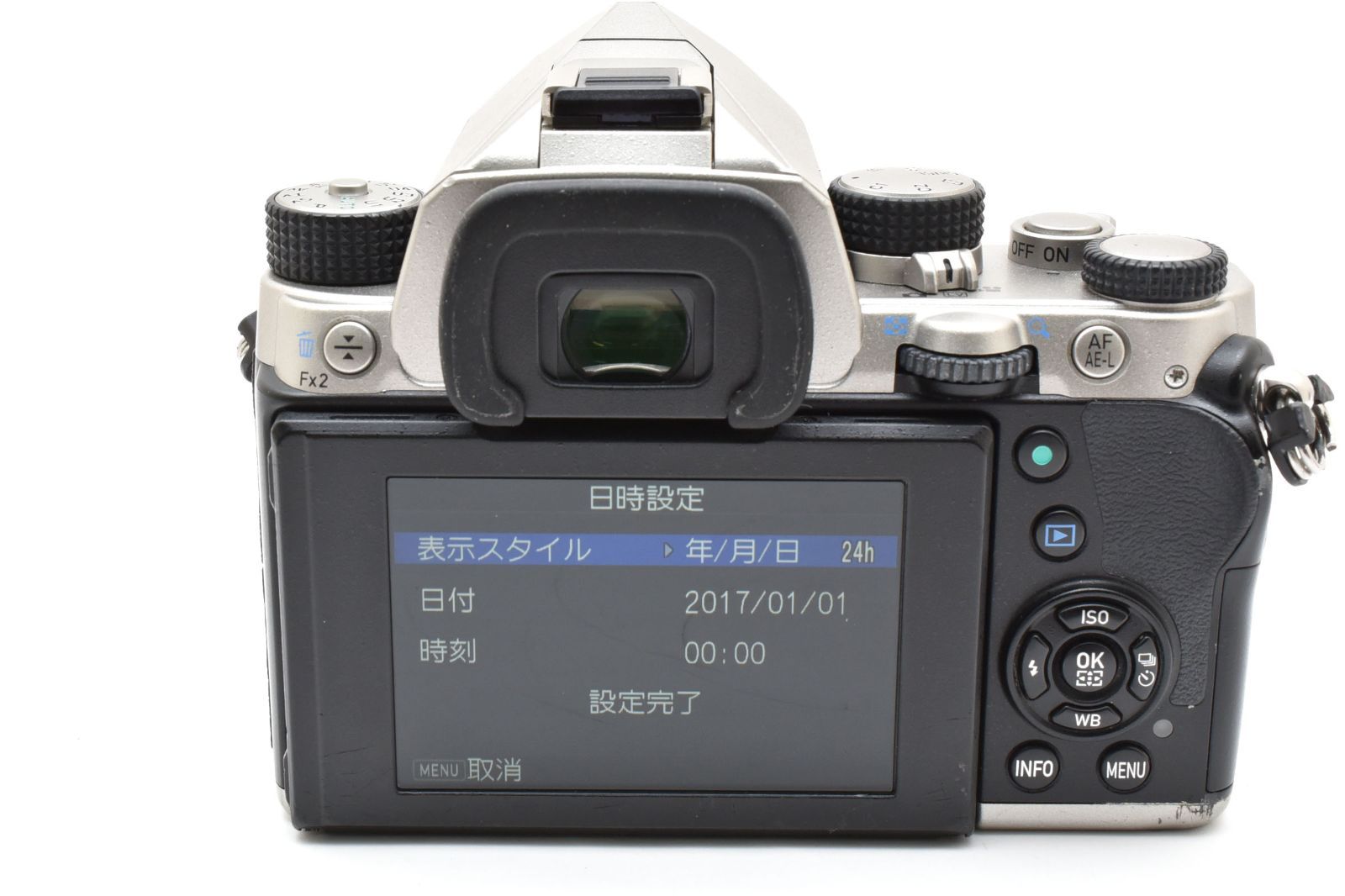 快美な ペンタックス PENTAX KP ボディ シルバー ショット数 48310回 LL548 5624 お手入れ簡単な