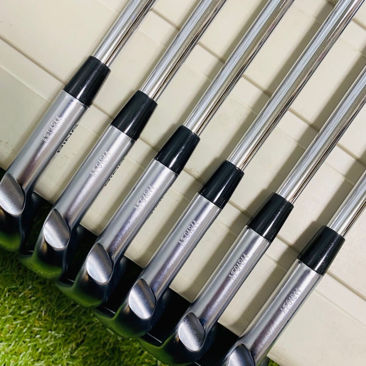 良品】初心者推奨 ピン G410 黒ドット メンズアイアンセット 6本 S