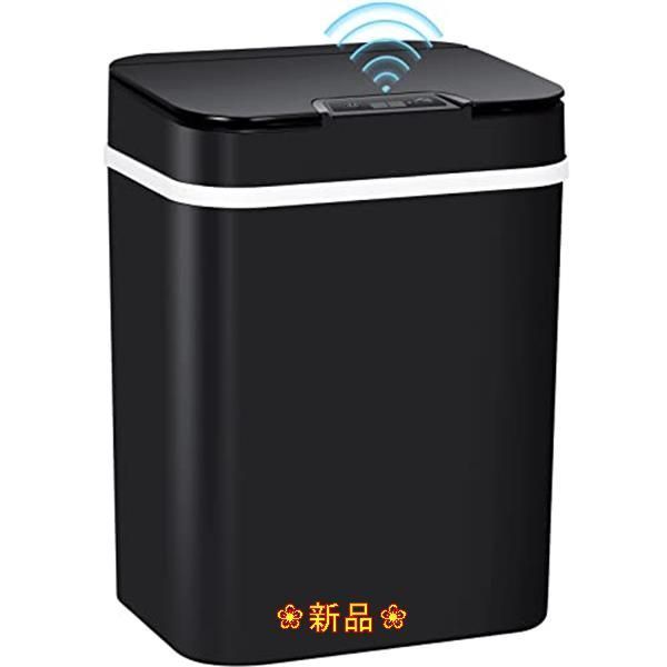 ブラック FTINFX 自動 開閉 ゴミ箱 センサーゴミ箱 ふた付き 密閉 防臭 12リットル おしゃれ ダストボックス 非接触 小型 電動 ごみ箱 オフィス キッチン トイレ 家庭用 (ブラック) FTINFX 自動 開閉 ゴミ箱 ふた付き 密閉 防臭 センサーゴミ箱 おしゃれ 小型 電動 ごみ箱 オフィス トイレ キッチン 隙間 家庭