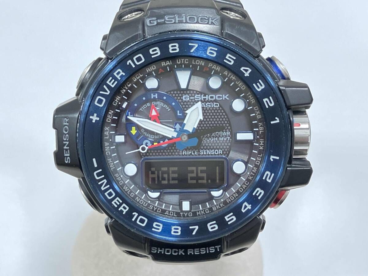 CASIO G-SHOCK GWN-1000B 電波ソーラー 時計