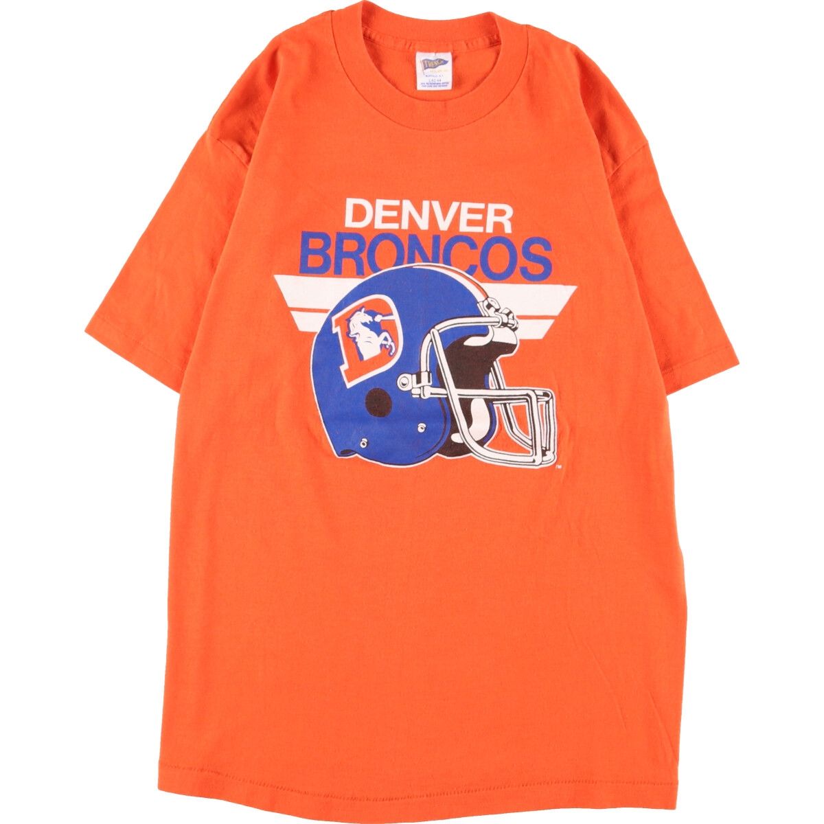 古着 80年代 TRENCH NFL DENVER BRONCOS デンバーブロンコス スポーツプリントTシャツ USA製 メンズS  ヴィンテージ/eaa337459