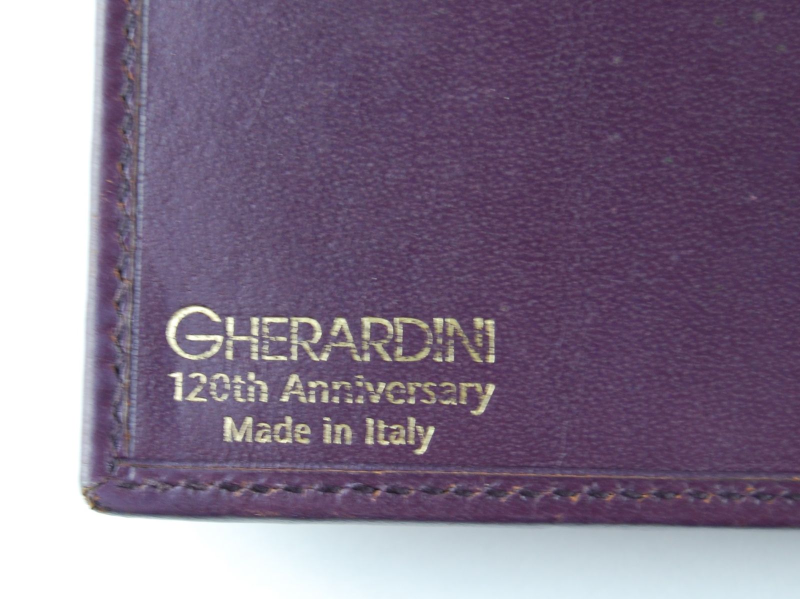未使用級　GHERARDINI ゲラルディーニ　パープル　長財布 USED/D】GHERARDINIゲラルディーニ□長財布□パープル - メルカリ